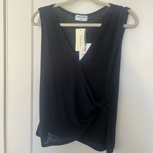 LNA Clothing “Cairo Twist Top” in black, size medium